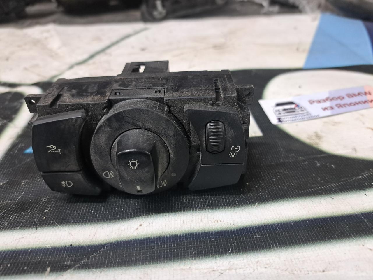 переключатель света BMW M6 E63/E64 2006, 5.0 л., S85 B50 A, бензин, робот, 475 black sapphire metallic, купе, задний привод, 6925257 - фото №1