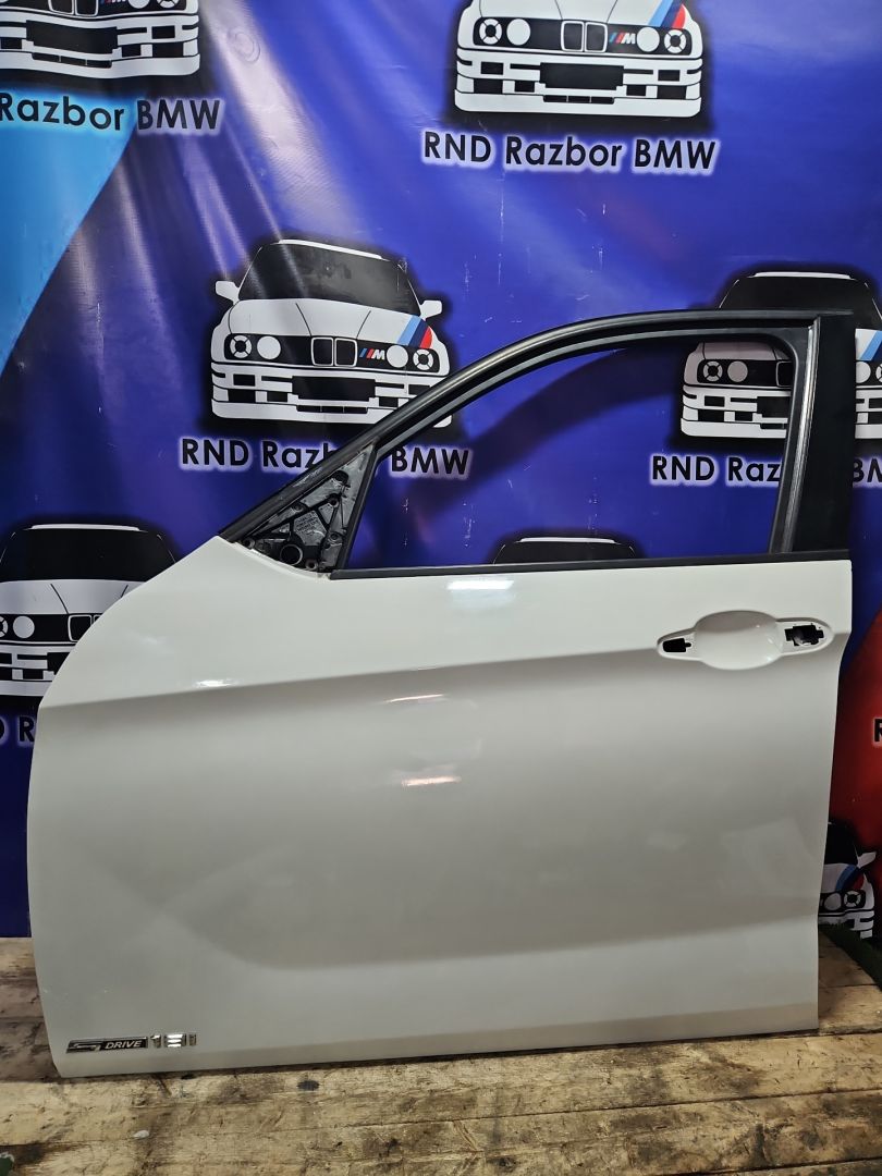 дверь передняя левая BMW X1 E84 2011, 2.0 л., N46 B20 BD, бензин, АКПП, белый, внедорожник 5 дв., задний привод, правый руль, 41517339357 - фото №1