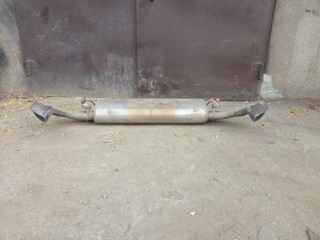 глушитель BMW X6 E71/E72 E71 2010, 4.4 л., N63 B44 A, бензин, АКПП, чёрный, внедорожник 5 дв., полный привод, 18307646111, 7646111