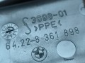 дефлектор обдува салона BMW 3 серия E46 2000, 2.2 л., M54 226 S1, бензин, АКПП, серебристый, седан, задний привод, правый руль, 64228361898 - фото №6