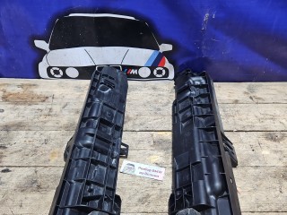 кронштейн радиатора BMW X1 E84 2011, 2.0 л., N46 B20 BD, бензин, АКПП, белый, внедорожник 5 дв., задний привод, правый руль, 17107524912, 7524912, 17107524914, 7524914