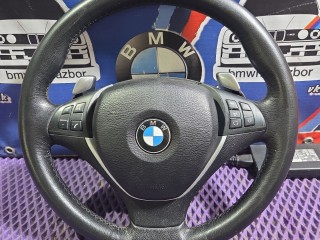 руль BMW X6 E71/E72 E71 2010, 4.4 л., N63 B44 A, бензин, АКПП, чёрный, внедорожник 5 дв., полный привод, 32306782805, 6782805