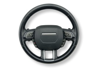 руль Land Rover Range Rover Evoque L538 [рестайлинг] L538 2015, 2.2 л., TD, 224DT, дизель, АКПП, barolo black, внедорожник 5 дв., полный привод, правый руль, EJ3M3F563KA, BJ32-043B13-BJ8PVJ