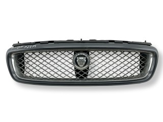 решетка радиатора Jaguar X-Type 1 поколение [рестайлинг] X400 2009, 2.2 л., D, QJBA, дизель, 6МКПП, tektite grey / lnd, седан, передний привод, правый руль, 9X43-8C437-AA