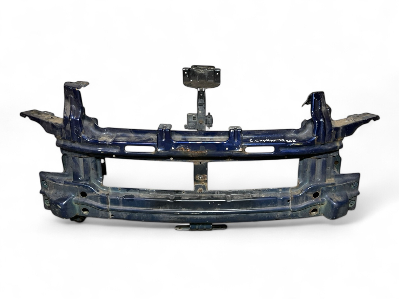 передняя панель крепления облицовки (телевизор) Chevrolet Captiva 1 поколение C100 2011, 2.0 л., VCDi, Z 20 S1, дизель, 5МКПП, poseidon blue / gkh, внедорожник 5 дв., полный привод, правый руль, 20916907 - фото №1