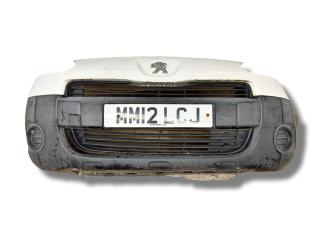 бампер передний Peugeot Partner 2 поколение (B9) [рестайлинг] 2012, 1.6 л., HDi, 9HF (DV6DTED), дизель, 5МКПП, blanc banquise / ewp, фургон, передний привод, правый руль, 7401PT