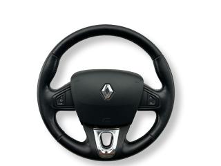 руль Renault Megane 3 поколение [2-й рестайлинг] 2014, 1.5 л., DCi, K9K 636, дизель, 6МКПП, gris eclipse, универсал, передний привод, правый руль, 985100007R, 484003397R