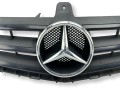 решетка радиатора Mercedes-Benz A-Класс W169 [рестайлинг] 2012, 1.5 л., i, M 266.920, бензин, 5МКПП, calcitweiss / 650, хетчбэк 5 дв., передний привод, правый руль, A1698801583 - фото №3