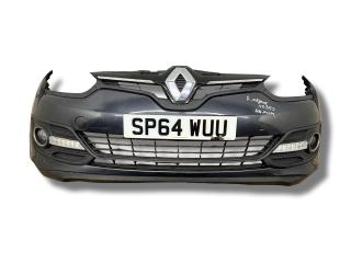 бампер передний Renault Megane 3 поколение [2-й рестайлинг] 2014, 1.5 л., DCi, K9K 636, дизель, 6МКПП, gris eclipse, универсал, передний привод, правый руль, 620221020R