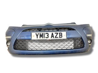 бампер передний Citroen C4 Grand Picasso 1 поколение 2013, 1.6 л., HDi, 9HR (DV6C), дизель, 6МКПП, bleu kyanos / kgq, минивэн, передний привод, правый руль, 7401WK