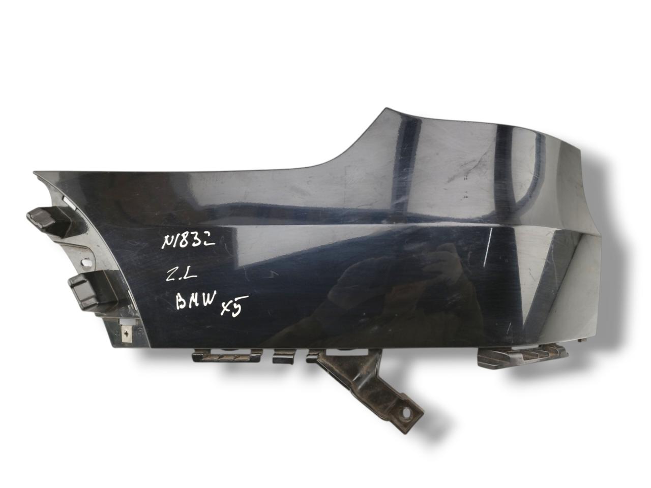 клык бампера задний левый BMW X5 E70 2007, 4.8 л., i, N62 B48 B, бензин, АКПП, black saphir / 475, внедорожник 5 дв., полный привод, правый руль, 51128037281, 8037281 - фото №1