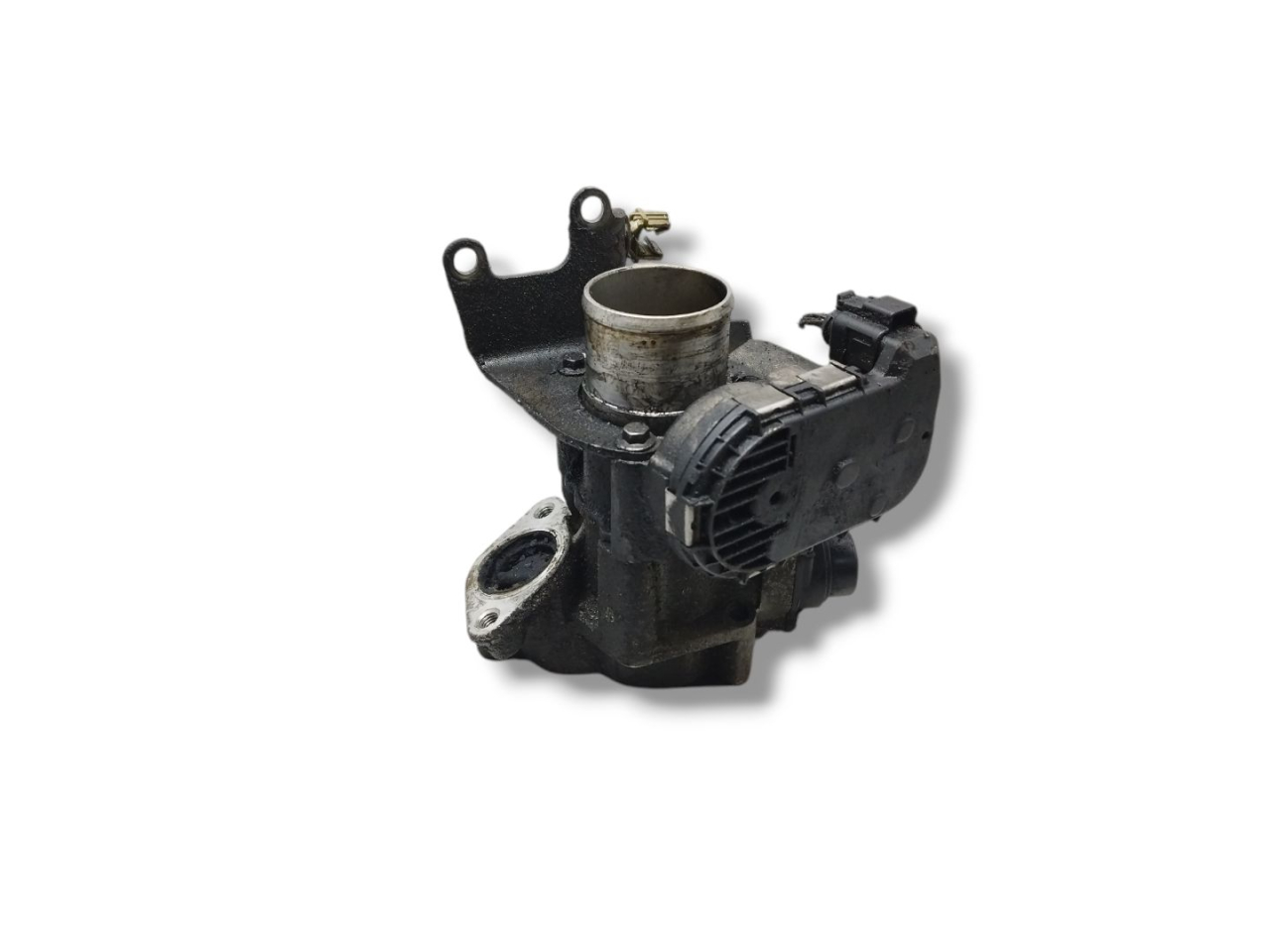 заслонка дроссельная Renault Laguna 3 поколение 2008, 2.0 л., DCi, M9R 742, дизель, 6МКПП, bleu crepuscule / nv472, хетчбэк 5 дв., передний привод, правый руль, 8200330810E, H8200330812, 0281002681 - фото №1