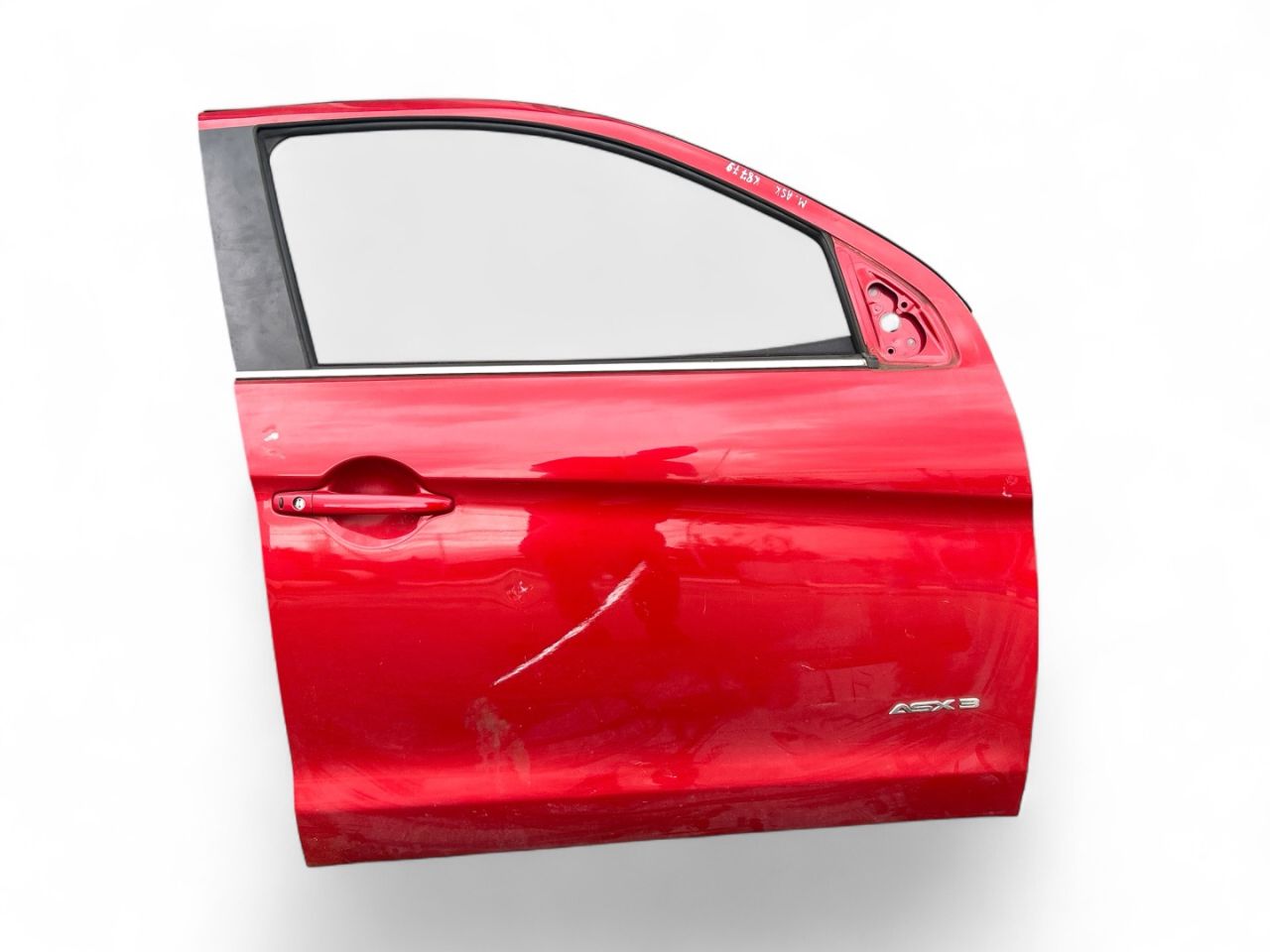 дверь передняя правая Mitsubishi ASX 1 поколение 2011, 1.8 л., DiD, 4N13, дизель, 6МКПП, red / p26, внедорожник 5 дв., полный привод, правый руль, 5700B226 - фото №1