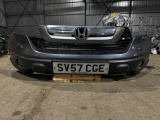 бампер передний Honda CR-V 3 поколение RE6 2008, 2.2 л., cTDi, N22A2, дизель, 6МКПП, sparkle gray / nh684p, внедорожник 5 дв., полный привод, правый руль, 71102-SWW-G000, 71121-SWW-G0