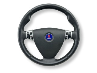 руль Saab 9-3 2 поколение 2007, 2.0 л., Ti, B207E, бензин, 5МКПП, schwarz / 2qu, кабриолет, передний привод, правый руль, 12774365, 12757622
