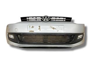 бампер передний Volkswagen Polo 5 поколение 2010, 1.2 л., i, CGPA, бензин, 5МКПП, хетчбэк 3 дв., передний привод, правый руль, 6R0807221