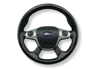 руль Ford Focus 3 поколение 2014, 1.0 л., Ti, M2DA, бензин, 5МКПП, race red / a7, хетчбэк 5 дв., передний привод, правый руль, EM51-R042B85-AA3ZHE, BM51-3600-AD3ZHE