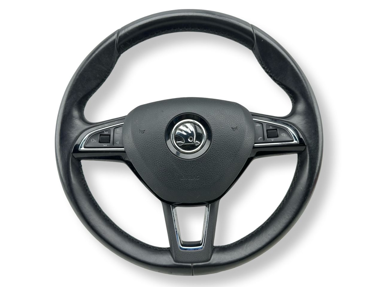 руль Skoda Superb 3 поколение 3V 2016, 1.6 л., TDi, DCXA, дизель, 6МКПП, reflex silver, универсал, передний привод, правый руль, 3V0419091L, 3V0880201F - фото №1