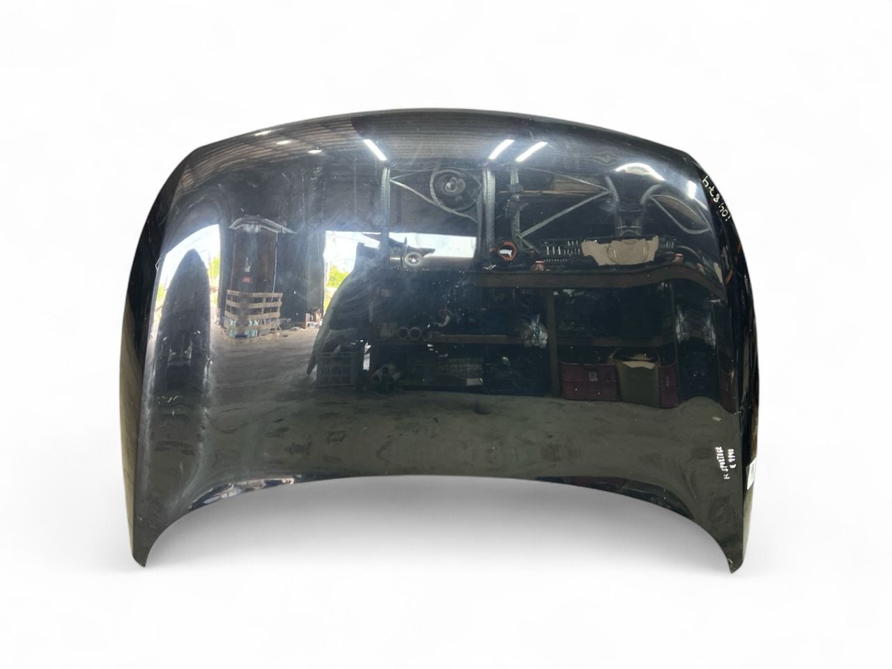 капот Kia Sportage 3 поколение SL 2011, 1.7 л., CRDi, дизель, 6МКПП, black pearl / 1k, внедорожник 5 дв., передний привод, правый руль, 664003W000 - фото №1