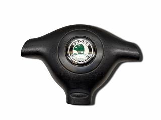 подушка безопасности водителя Skoda Octavia 1 поколение (A4) [рестайлинг] 2002, 1.8 л., Ti, AUQ, бензин, 5МКПП, flash red, универсал, передний привод, правый руль, 1U0880201E