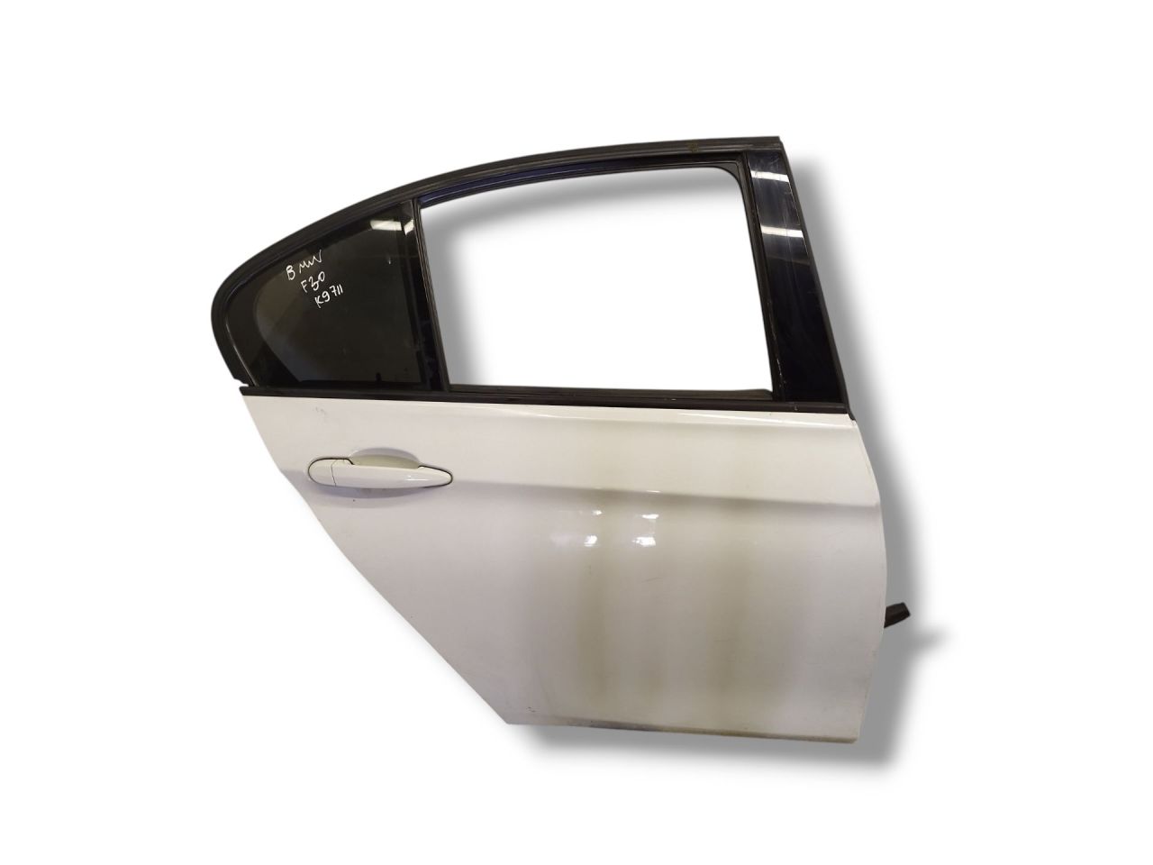 дверь задняя правая BMW 3 серия F30/F31/F34 F30 2014, 2.0 л., D, N47 D20 C, дизель, АКПП, alpinweiss iii / 300, седан, задний привод, правый руль, 41007298514, 7298514 - фото №1