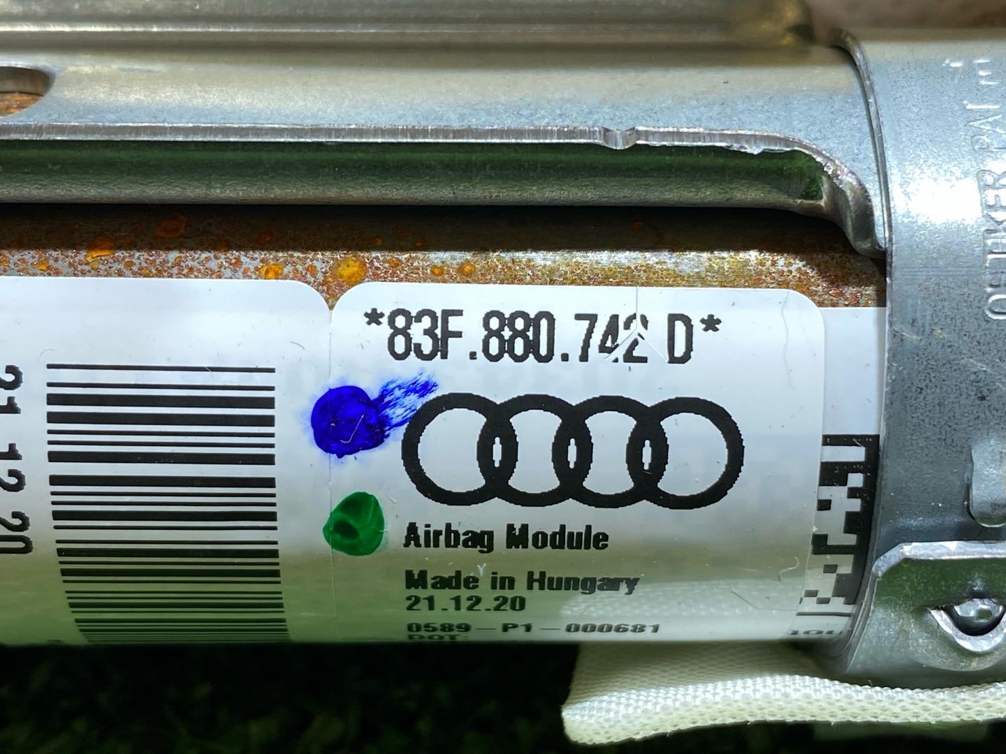 подушка безопасности боковая (шторка) Audi Q3 Sportback F3 2021, 2.0 л., бензин, 83F880742D - фото №7
