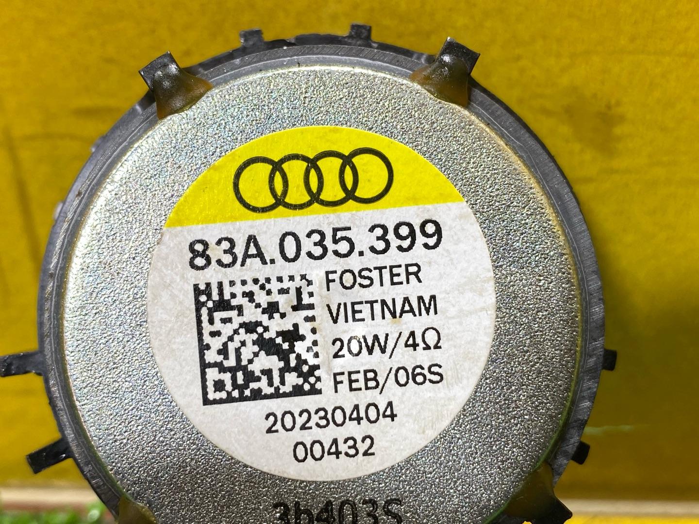 динамик высокочастотный (пищалка) Audi Q3 F3 2023, 2.0 л., бензин, 83A035399 - фото №6