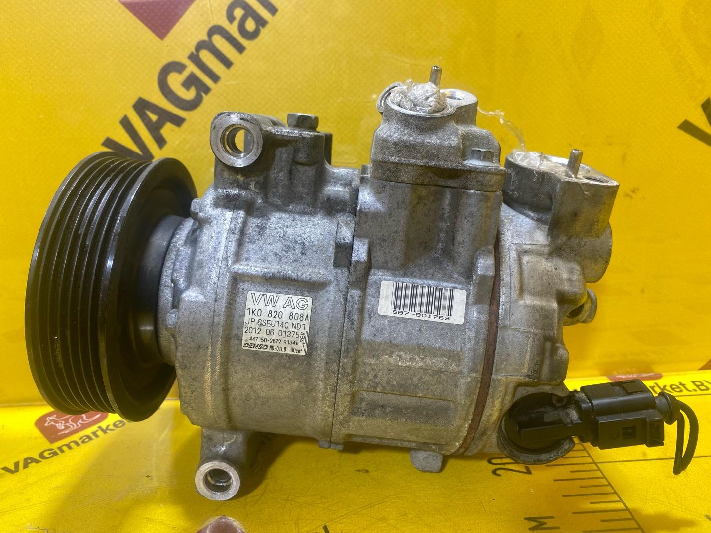 компрессор кондиционера Audi Q3 8U 2012, 2.0 л., бензин, 1K0820808A - фото №2
