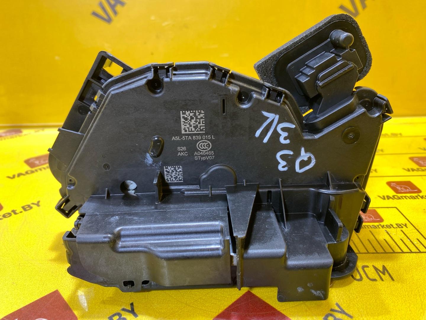 замок двери задней левой Audi Q3 F3 2021, 2.0 л., бензин, 5TA839015L - фото №4