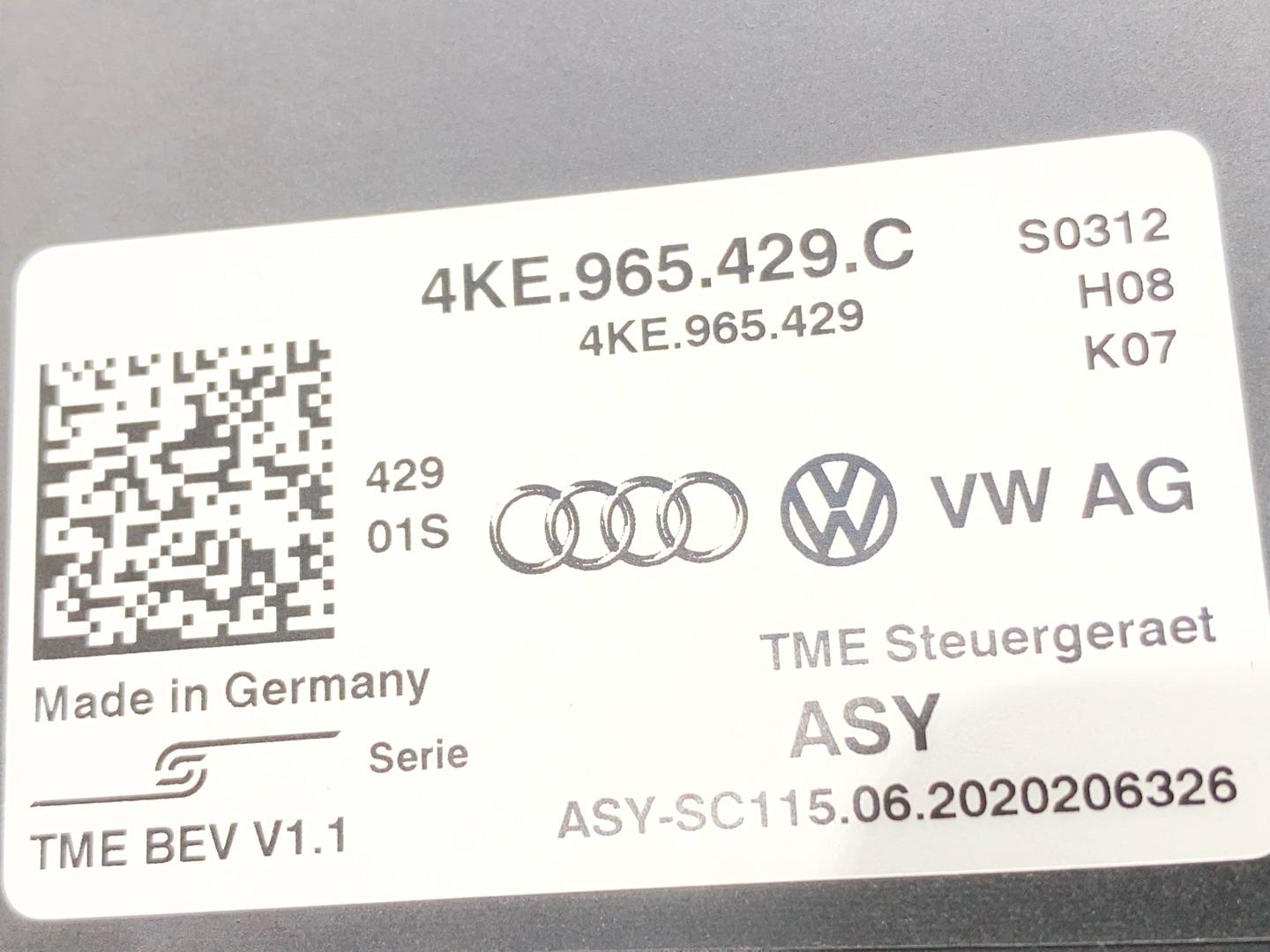 блок управления печки / климат-контроля Audi e-tron Sportback 1 поколение 2020, электро, 4KE965429C - фото №6