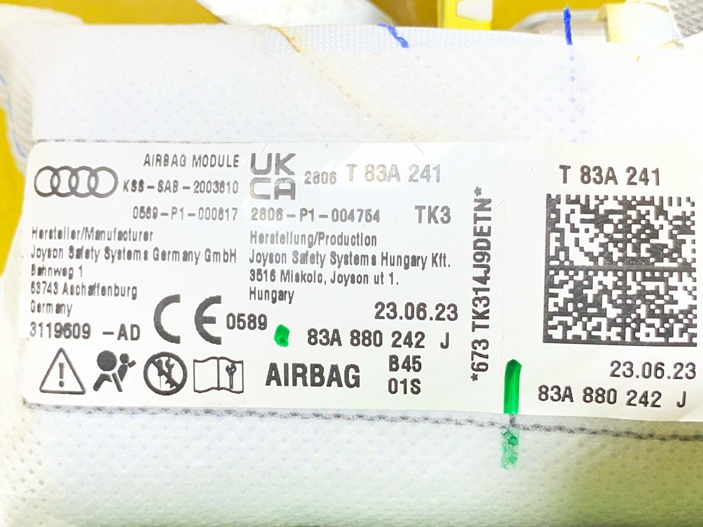 подушка безопасности сиденья Audi Q3 F3 2023, 2.0 л., бензин, 83A880242J - фото №7