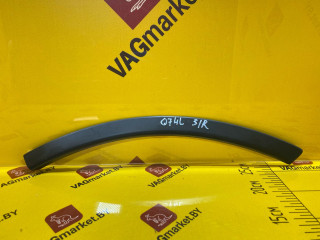 молдинг двери задней правой Audi Q7 4L [рестайлинг] 2014, 3.0 л., дизель, 4L0854820A