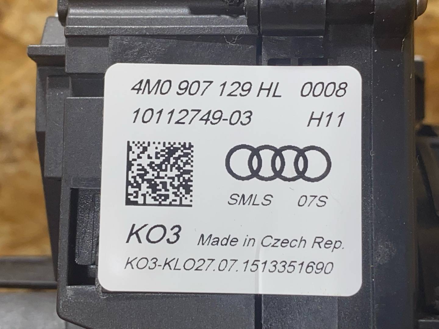 переключатель подрулевой (стрекоза) Audi Q7 4M 2016, 3.0 л., дизель, 4M0907129HL - фото №16