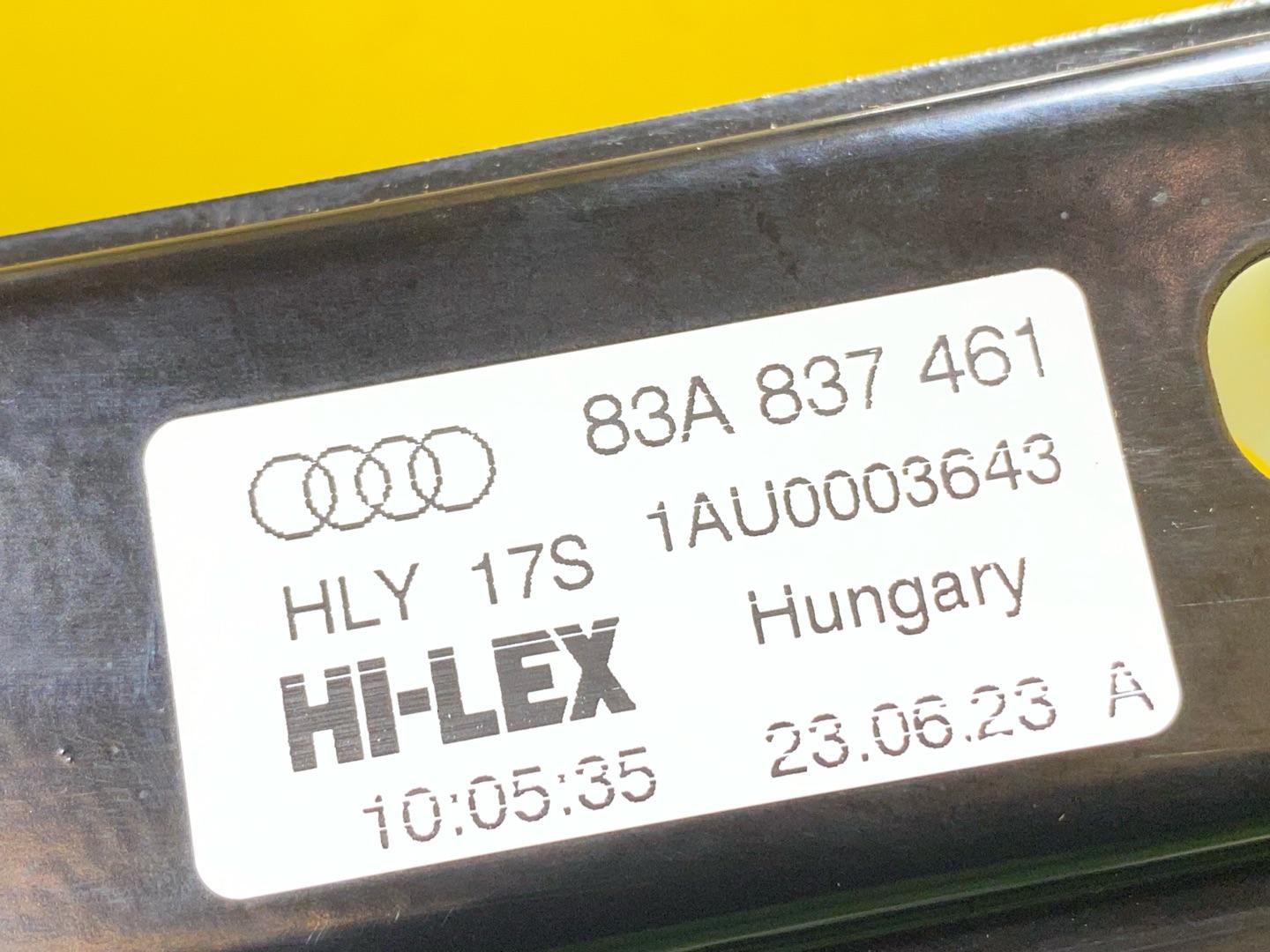 стеклоподъемник электрический передний левый Audi Q3 F3 2023, 2.0 л., бензин, 83A837461 - фото №8