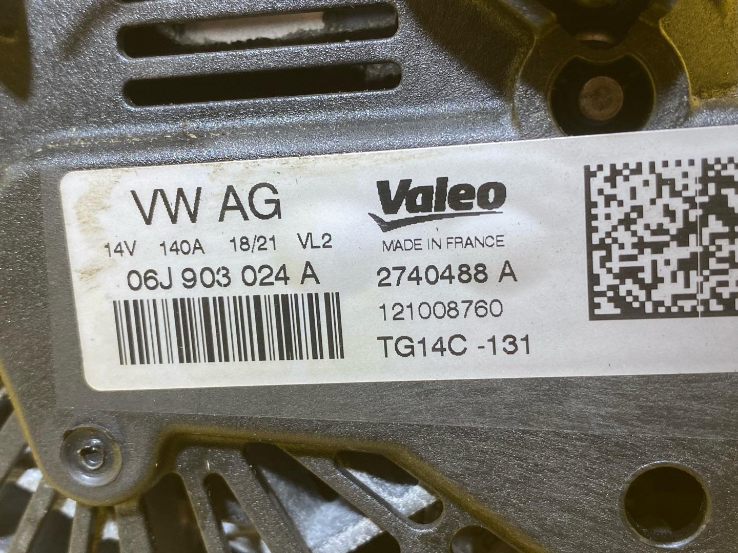 генератор Audi Q3 F3 2021, 2.0 л., бензин, 06J903024A - фото №7