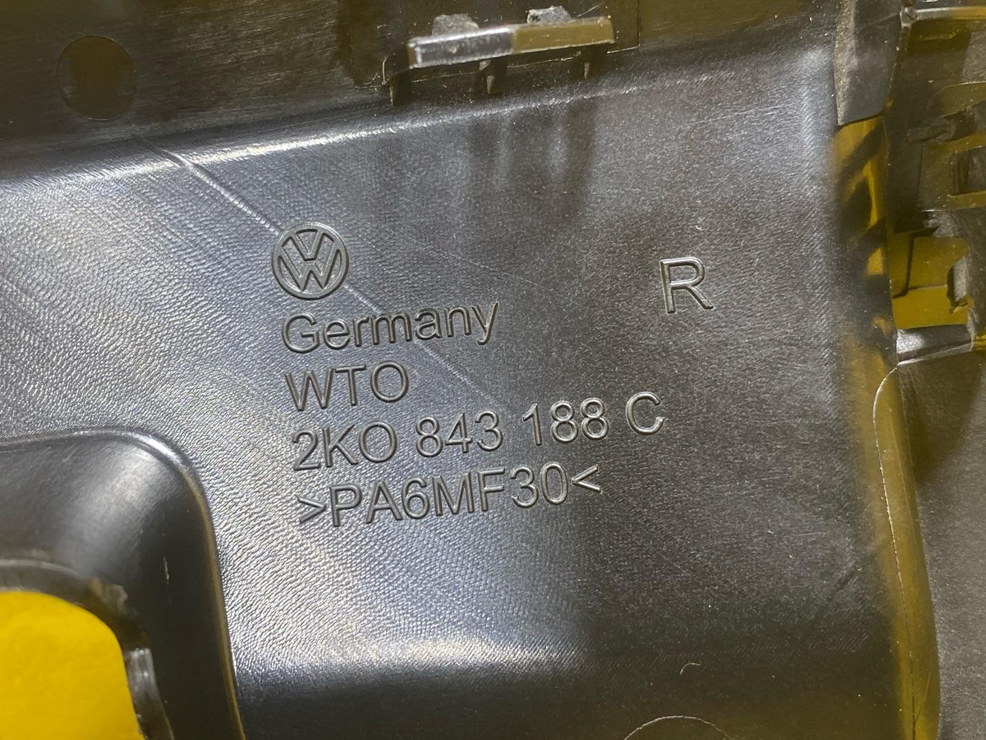 ручка внутренняя Volkswagen Caddy 4 поколение 2018, 2.0 л., дизель, 7E0843642B, 2K0843188C - фото №6