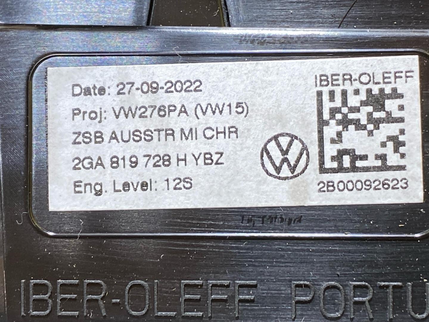 дефлектор обдува салона Volkswagen T-Roc 1 поколение 2022, 2.0 л., бензин, 2GA819728H - фото №11
