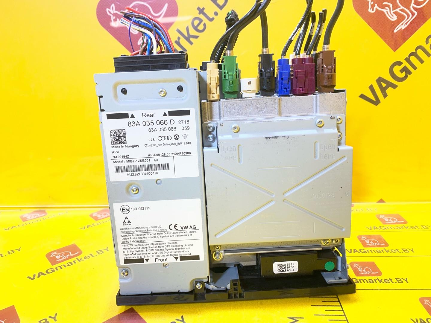 блок управления мультимедия Audi Q3 F3 2021, 2.0 л., бензин, 83A035066D - фото №4