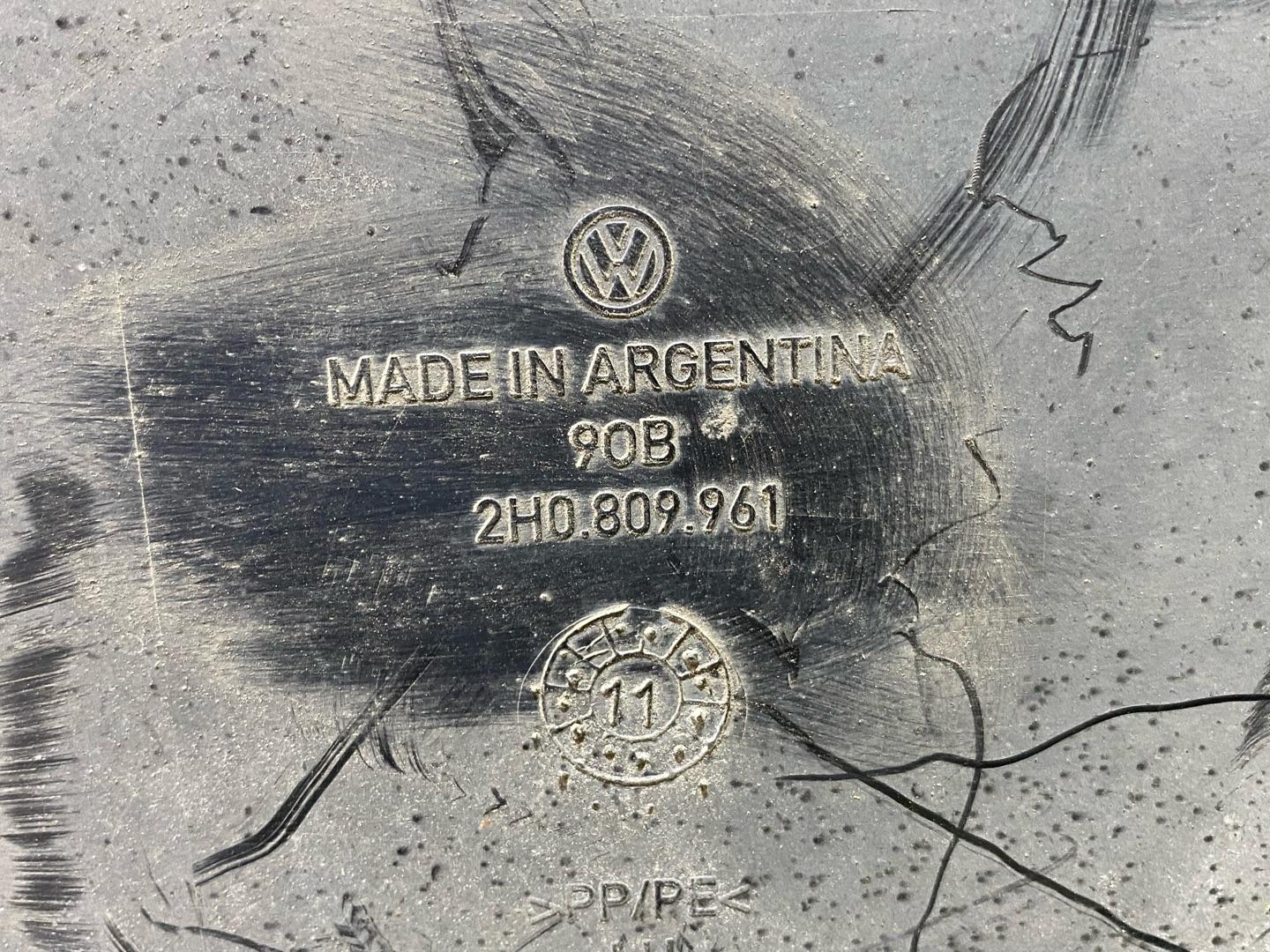 защита арок передняя левая (подкрылок) Volkswagen Amarok 1 поколение 2H 2012, 2.0 л., дизель, 2H0809961 - фото №5