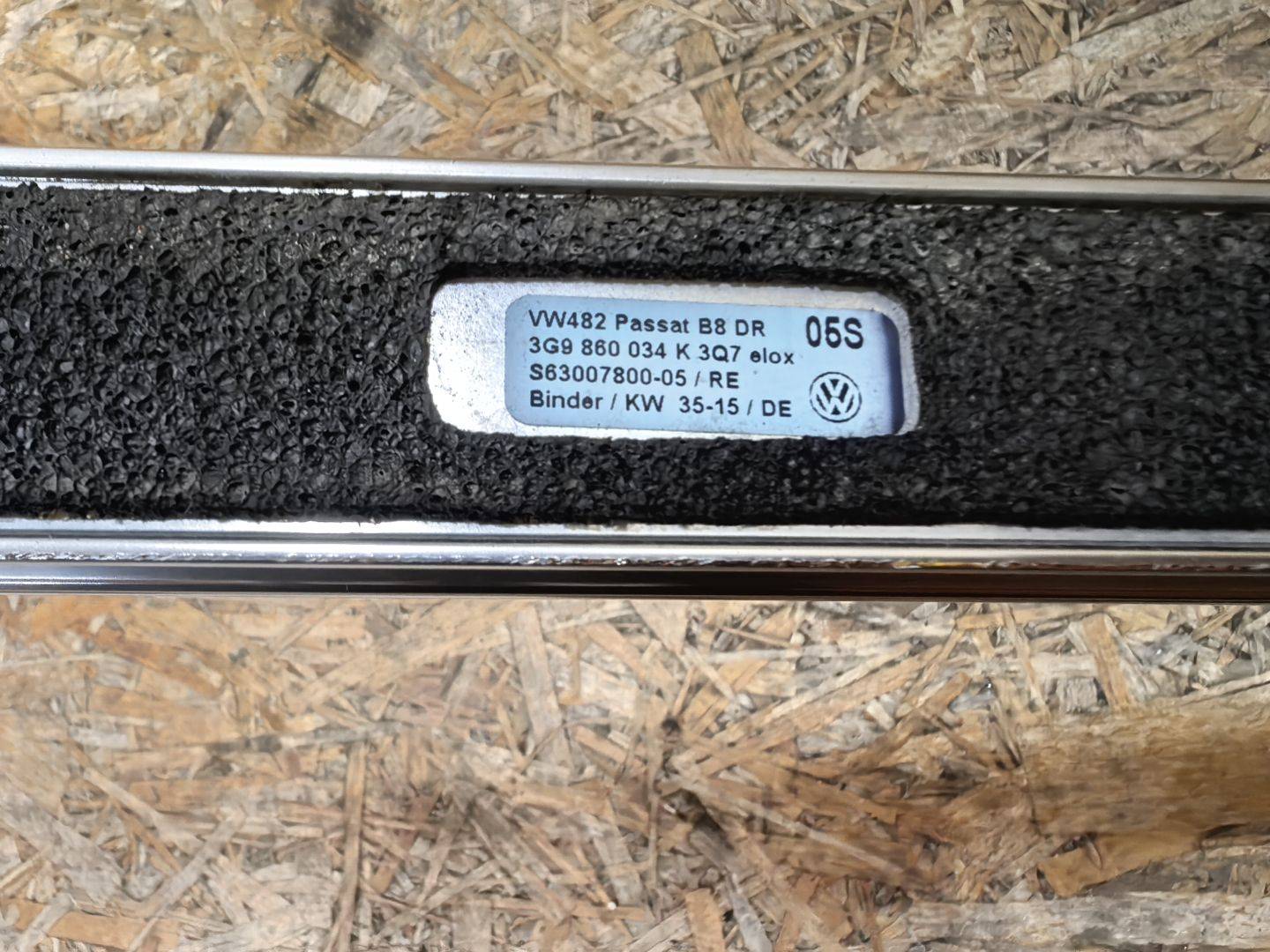 дуги на крышу (рейлинги) Volkswagen Passat B8 2016, 2.0 л., дизель, 3G9860034K, 3G9860033K - фото №15