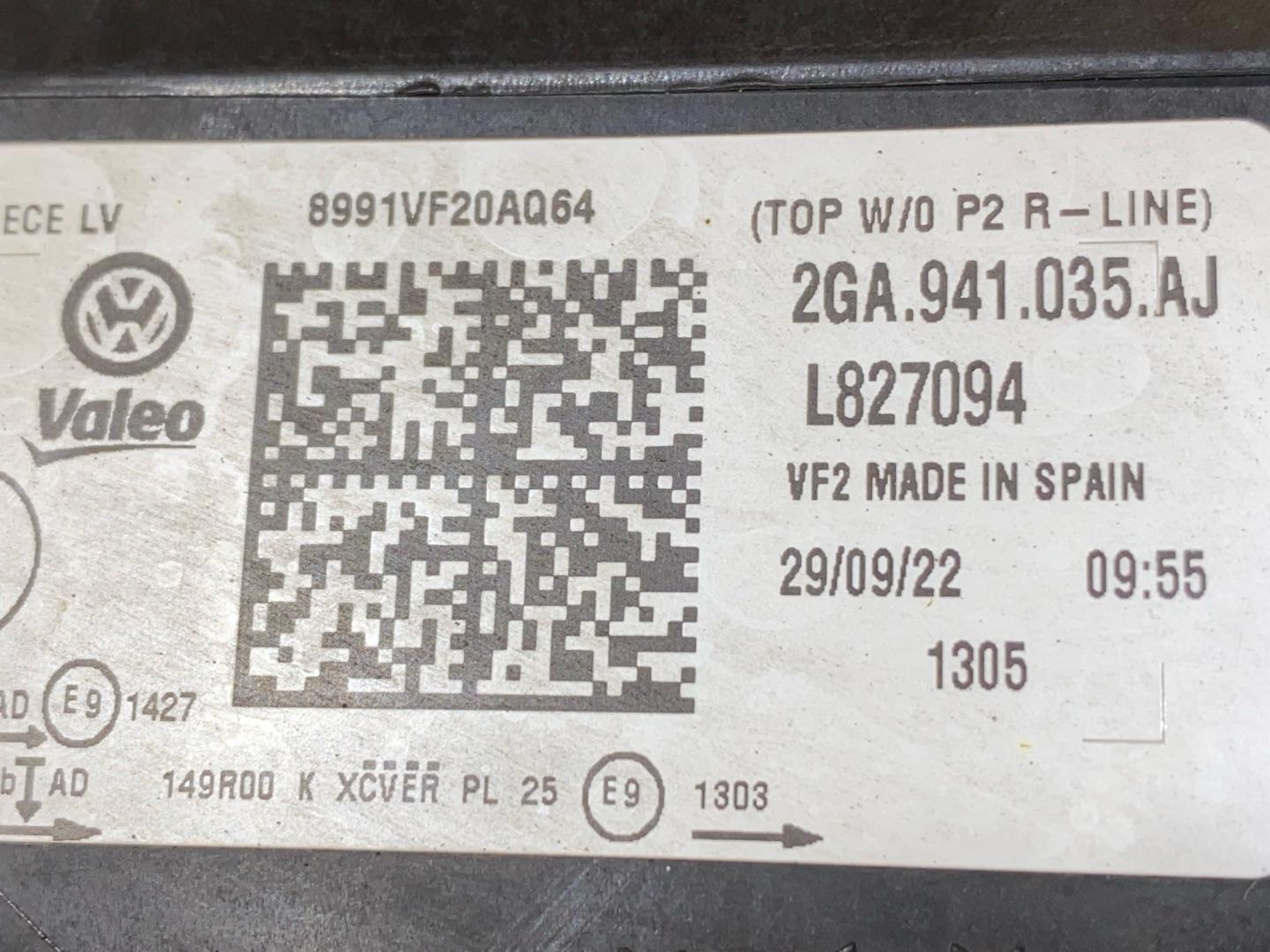 фара левая Volkswagen T-Roc 1 поколение 2022, 2.0 л., бензин, 2GA941773E - фото №17