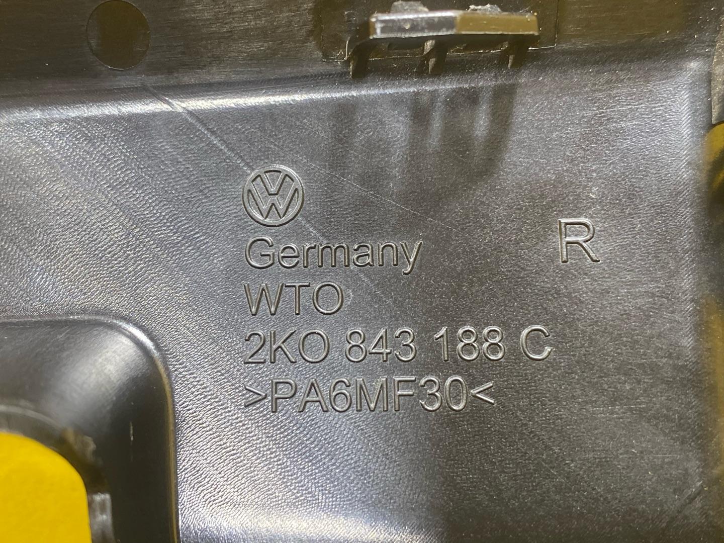 ручка внутренняя Volkswagen Caddy 4 поколение 2018, 2.0 л., дизель, 7E0843642B, 2K0843188C - фото №9