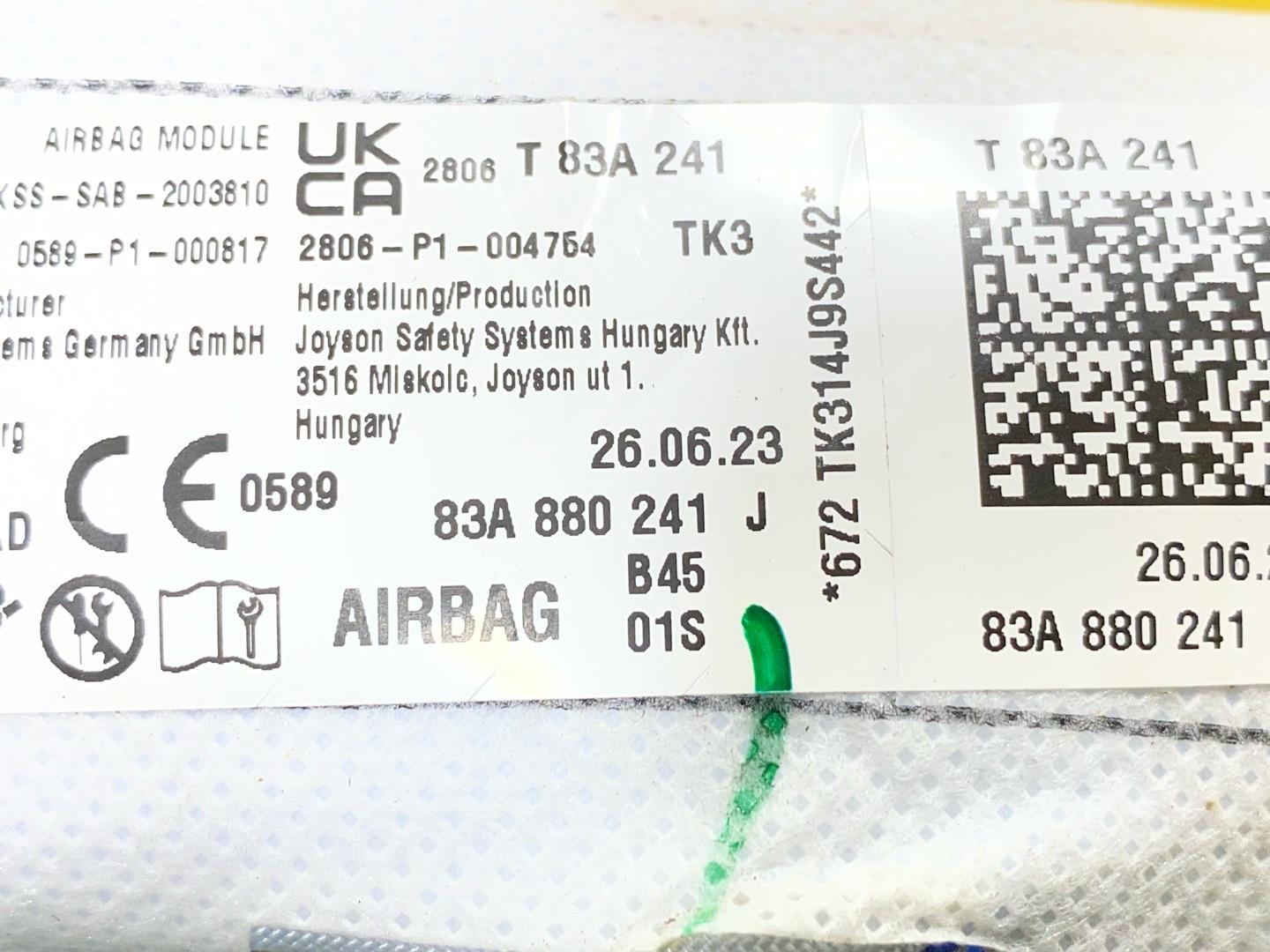 подушка безопасности сиденья Audi Q3 F3 2023, 2.0 л., бензин, 83A880241J - фото №7