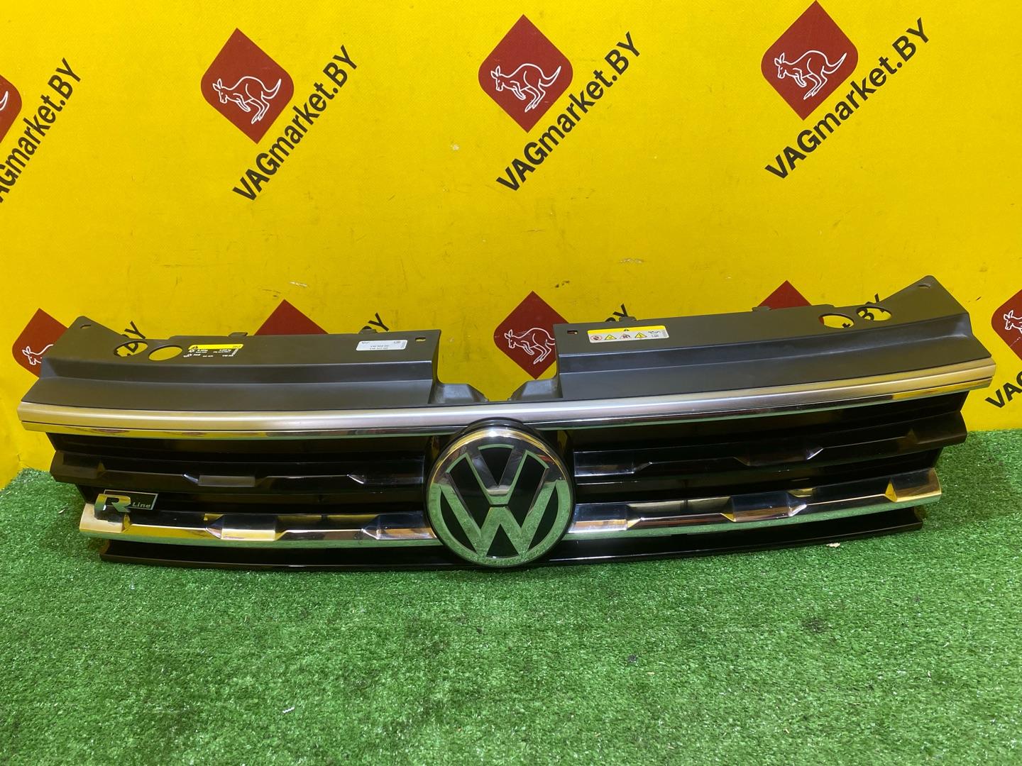 решетка радиатора Volkswagen Tiguan 2 поколение 2020, 2.0 л., бензин, 5NN853651Q