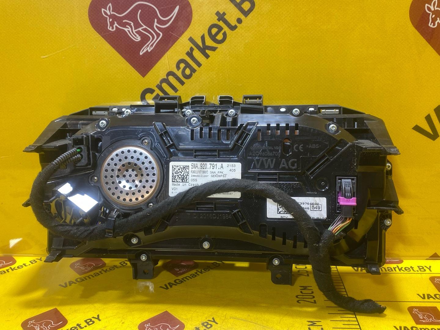 щиток приборов (приборная панель) Volkswagen Tiguan 2 поколение 2016, 2.0 л., бензин, 5NA920791A - фото №8
