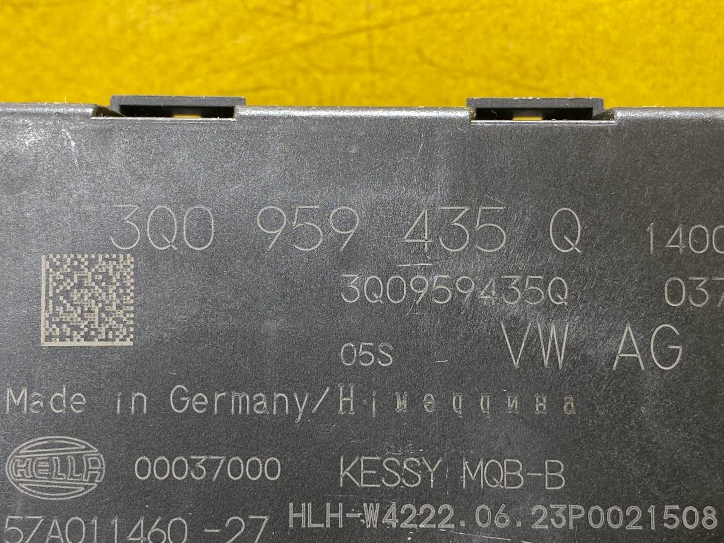 Блок управления бесключевым доступом Audi Q3 F3 2023, 2.0 л., бензин, 3Q0959435Q - фото №5