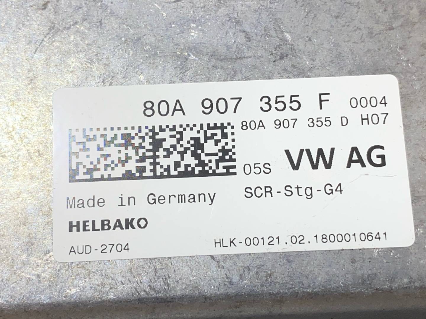блок управления AdBlue Audi Q5 FY 2018, 2.0 л., дизель, 80A907355F - фото №8