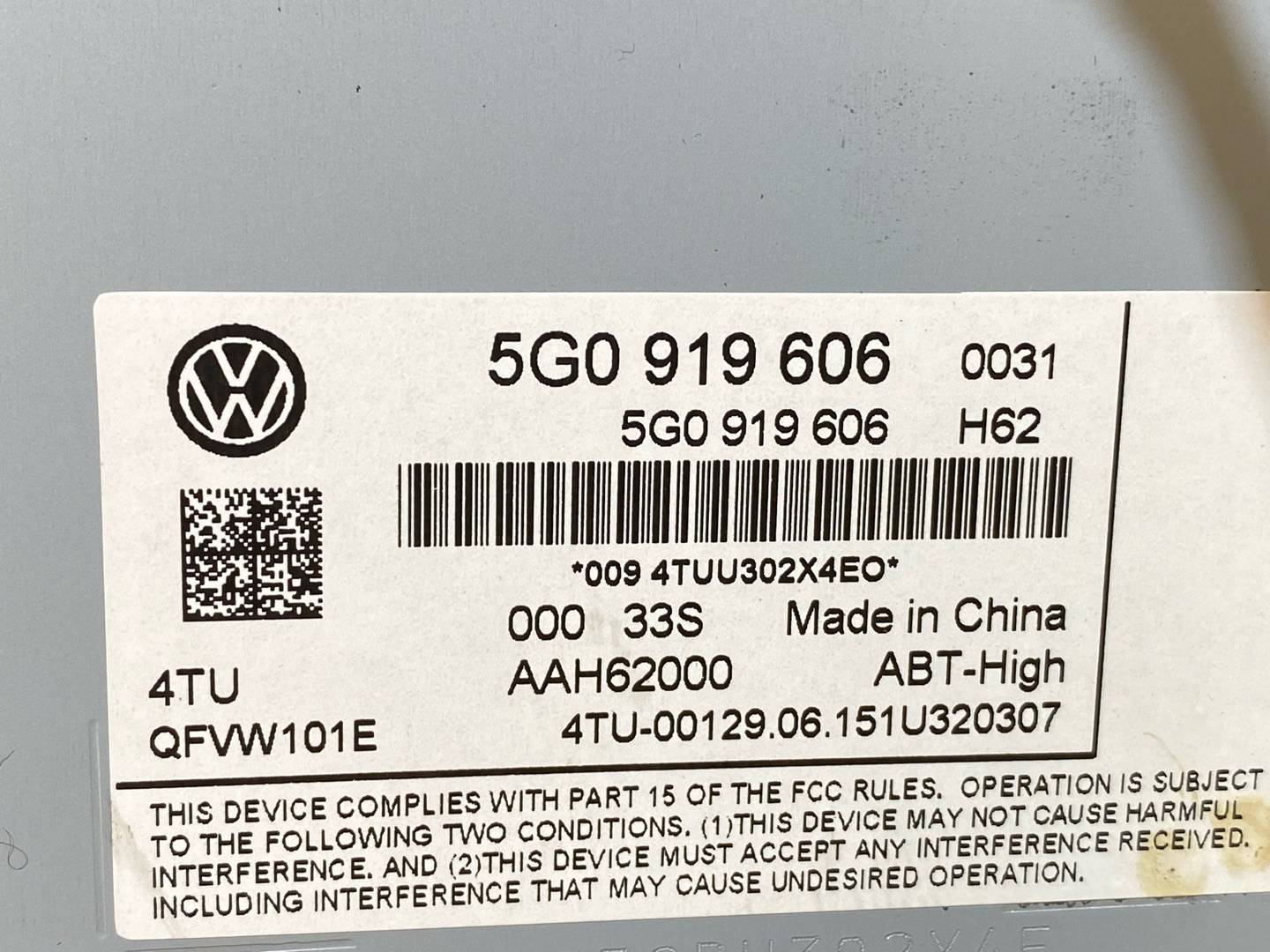 монитор мультимедиа Volkswagen Passat B8 2016, 2.0 л., дизель, 5G0919606 - фото №13