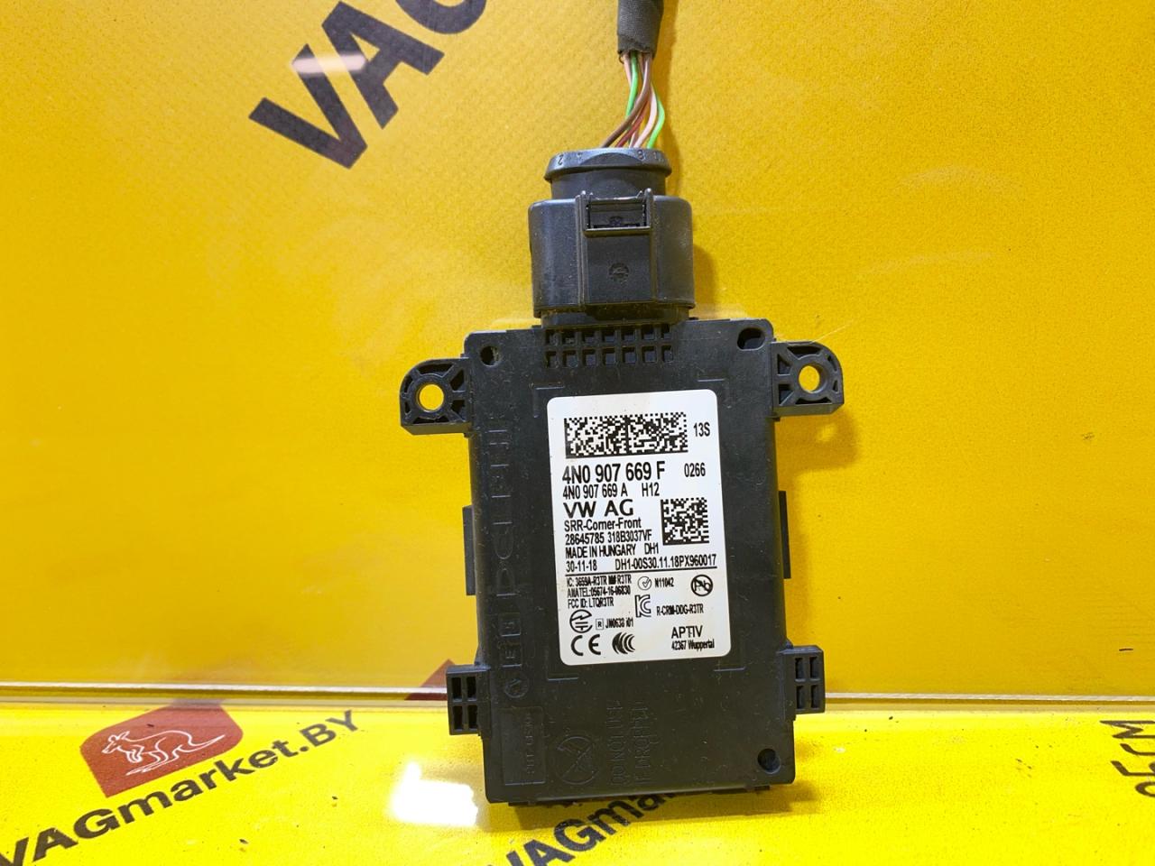 датчик мертвых (слепых) зон Audi A8 D5 2019, 3.0 л., дизель, 4N0907669F - фото №1