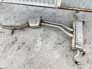 глушитель Audi Q7 4M [рестайлинг] 2022, 3.0 л., бензин, 4M4253611J, 4M0253401C